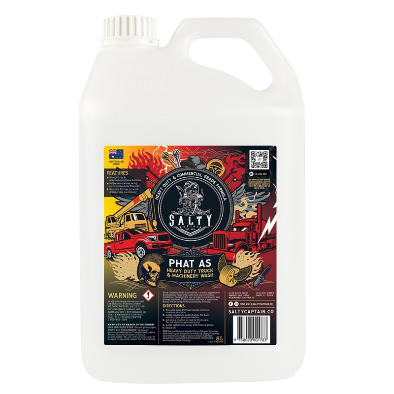 Salty Captain Phat As Truck and Machinery Wash – 5L – DETPHAA5L