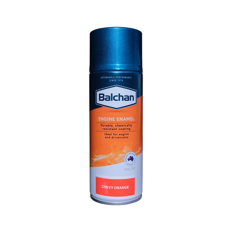 Balchan Engine Enamel Paint with Ceramic – Chevy Inspired Orange – BAL102005
