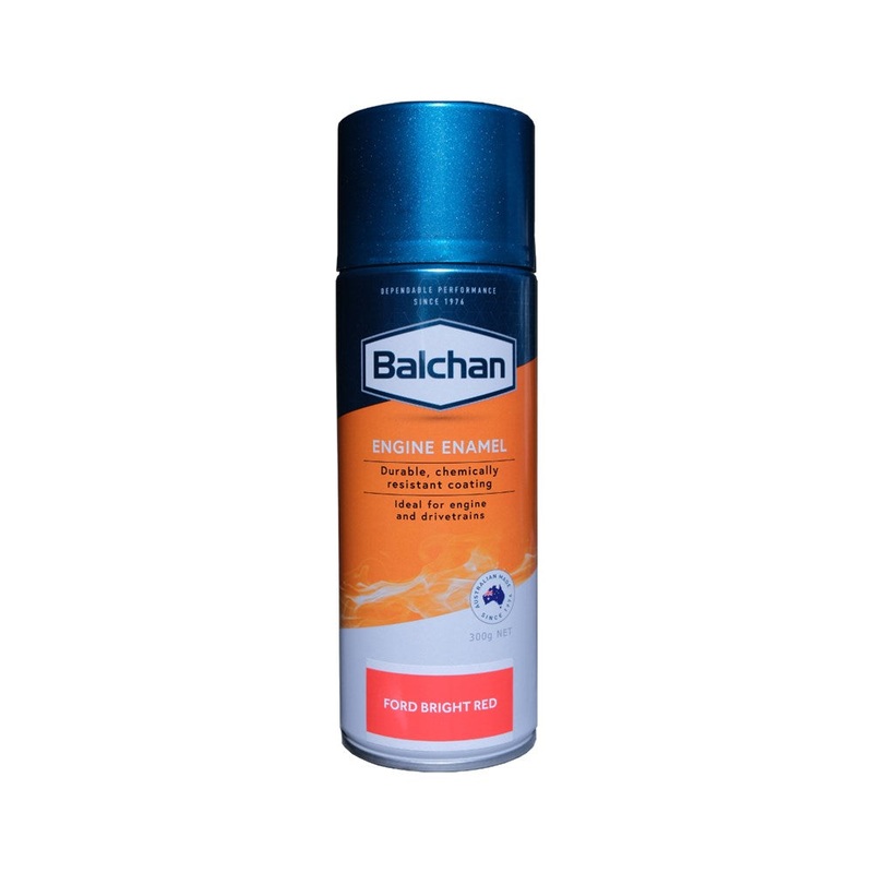 Balchan Engine Enamel Paint with Ceramic – Ford Inspired Bright Red – BAL102012