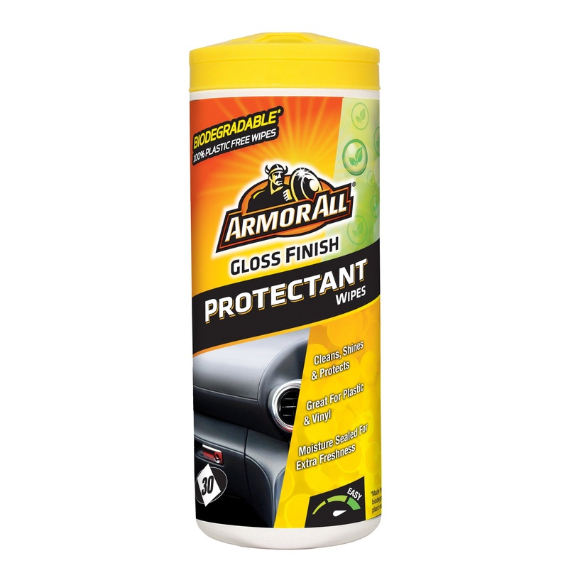 Armor All Gloss Finish Protectant Wipes Biodegradable 30 Pack – AUSWPTC-30-1ANZ