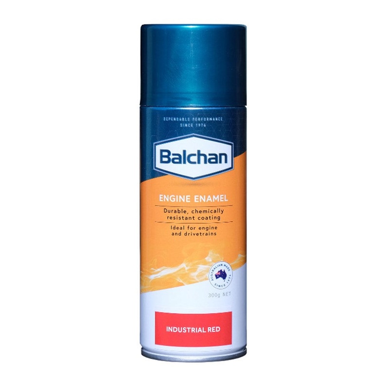 Balchan Engine Enamel Paint with Ceramic – Industrial Red – BAL102007