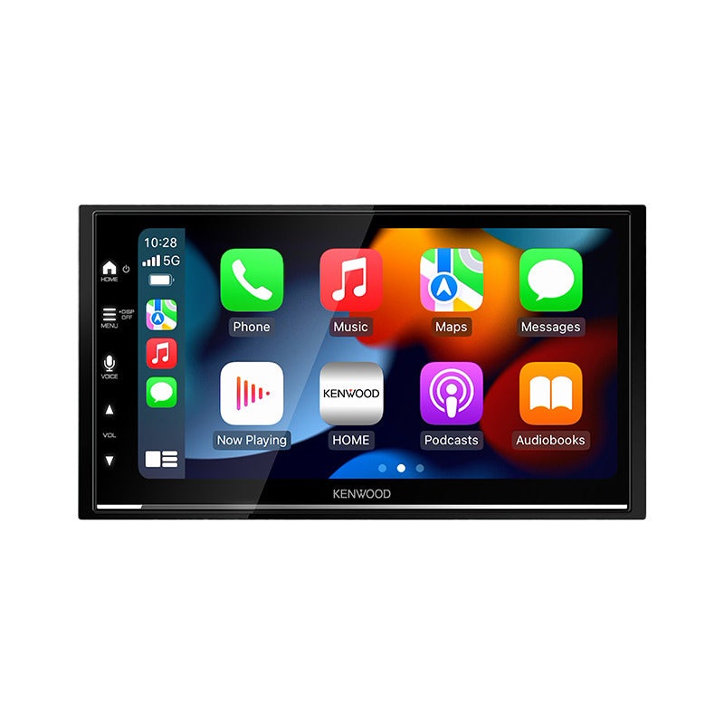 Kenwood DMX7522S 6.8 Capacitive Touchscreen Wireless Android Auto & Apple CarPlay Enabled Mechless Double DIN Head Unit
