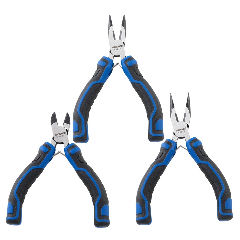 Kincrome 3-Piece 150mm Mini Plier and Cutter Set – P4201