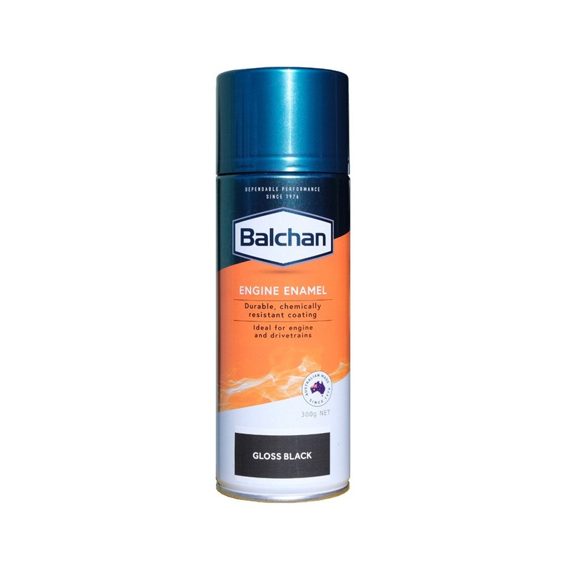 Balchan Engine Enamel Paint with Ceramic – Gloss Black – BAL102016