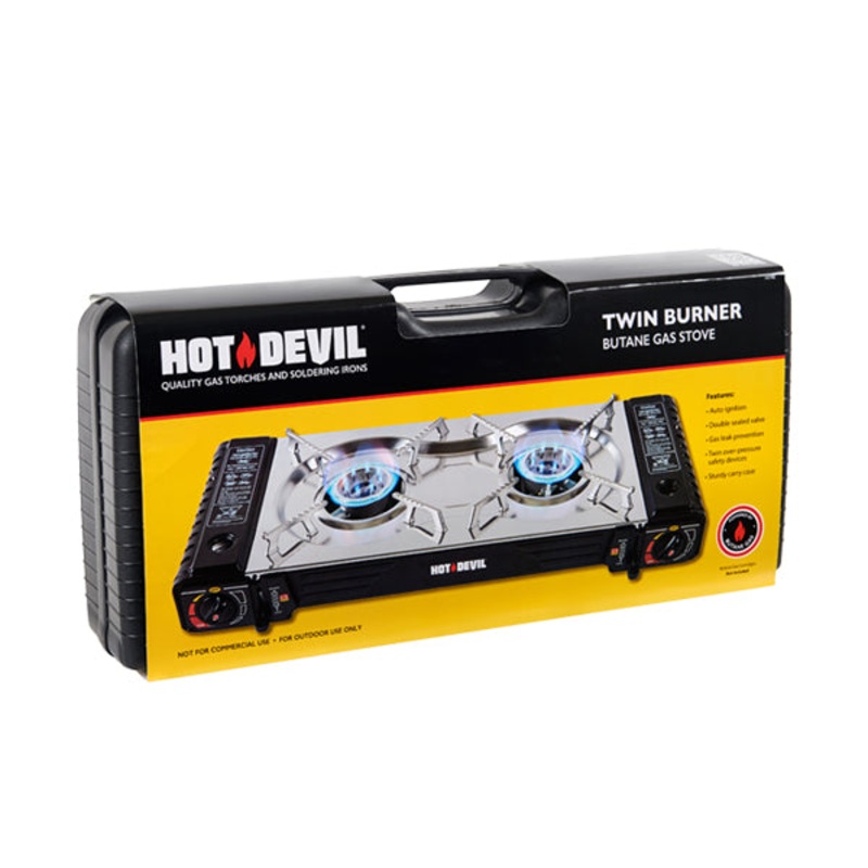 HOT DEVIL TWIN BURNER STOVE – HDTBS (Pickup Only)