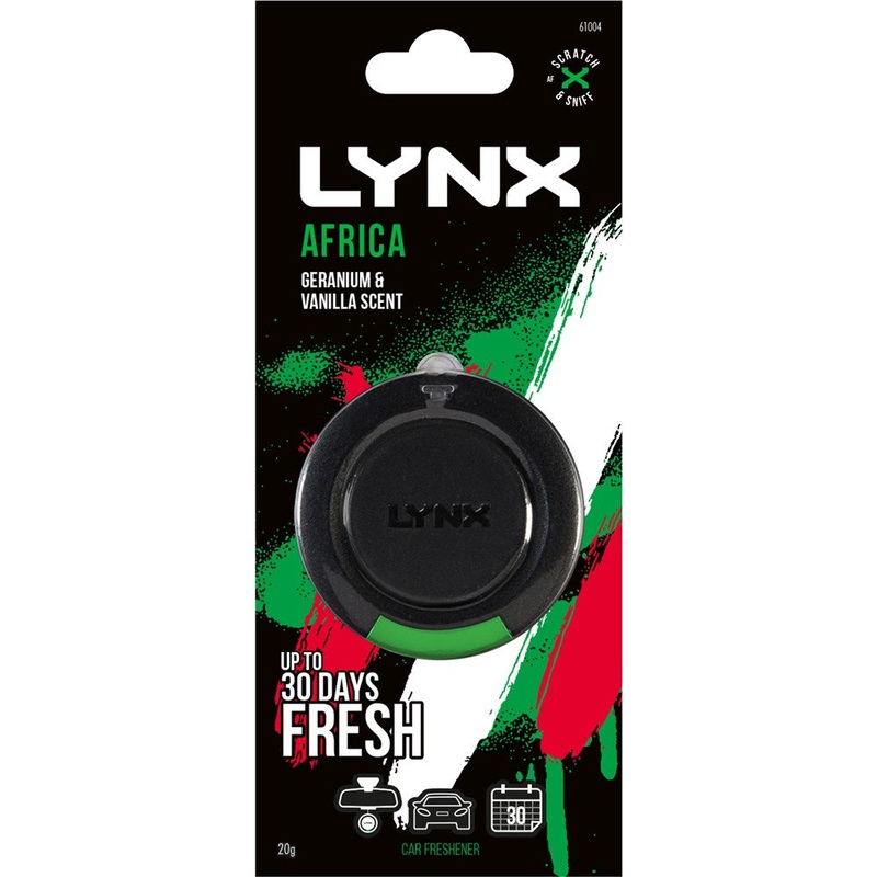 Lynx 3D Hanging Air Freshener – Africa (Single) – E304192900