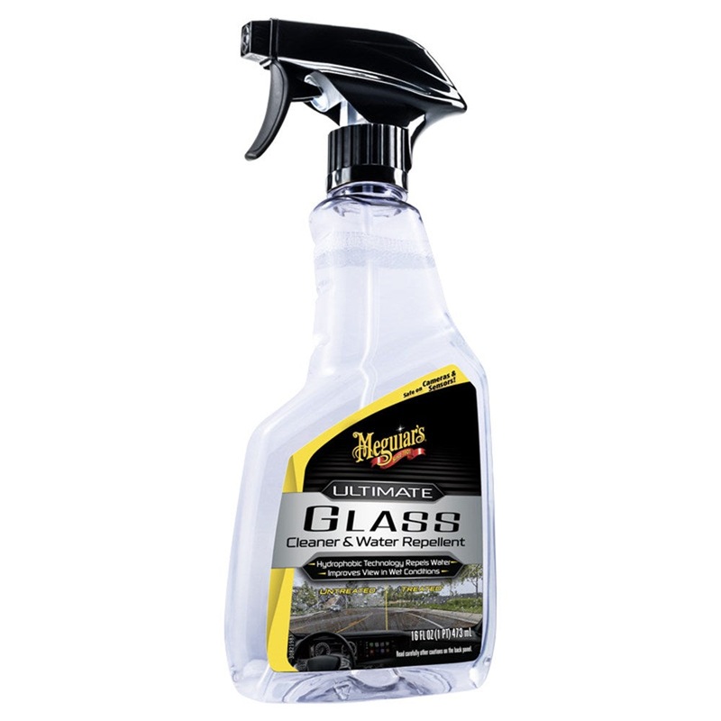 Meguiar’s Ultimate Glass Cleaner and Water Repellent Spray – 473mL – G240416