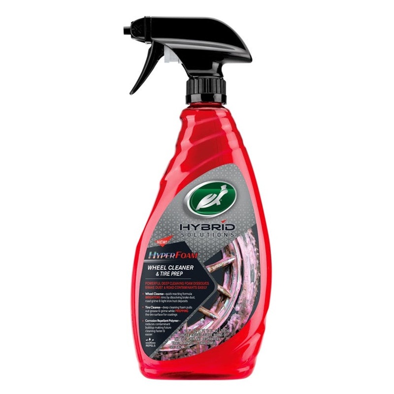 Turtle Wax Hybrid Solutions Hyper Foam Wheel Cleaner and Tyre Prep 680ml – 53808