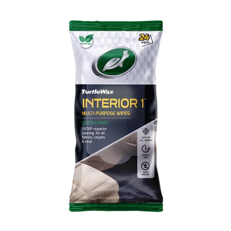 Turtle Wax Interior 1 Step Multi Purpose Wipes – 24 Pack – 103300