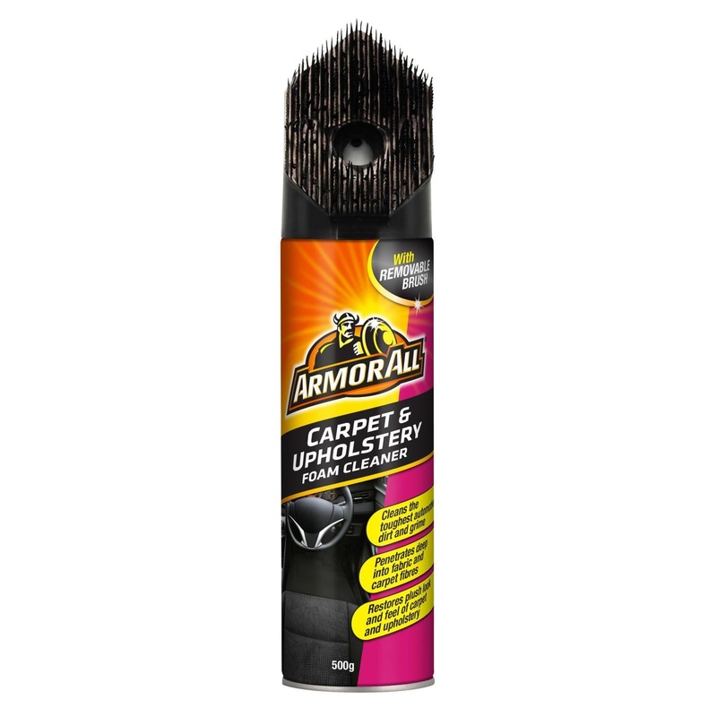 Armor All Foaming Carpet and Upholstery Aerosol Cleaner with Brush Cap 500g – ACFPSCA-500-1ANZ Pickup Only)