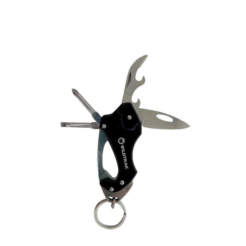 WILDTRAK 6 in 1 Multi Tool Keyring with Army Knife – CA0157