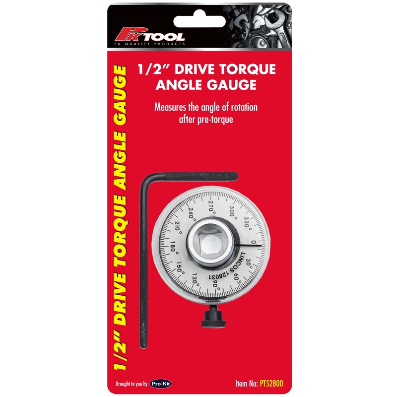 PKTool 1/2 inch Dr Torque Angle Gauge – PT52800 (Pickup Only)