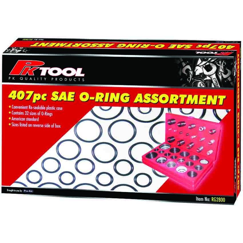 PKTool 407pc SAE O-Ring Assortment – RG2800 (Pickup Only)