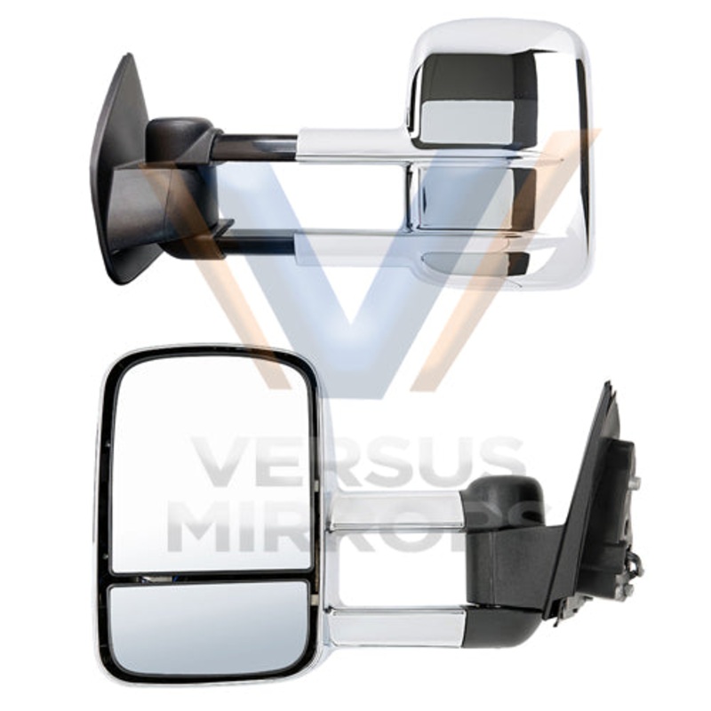 Versus Chrome Towing Mirrors by Vexel for Prado 120 Series – VMTLP120-C