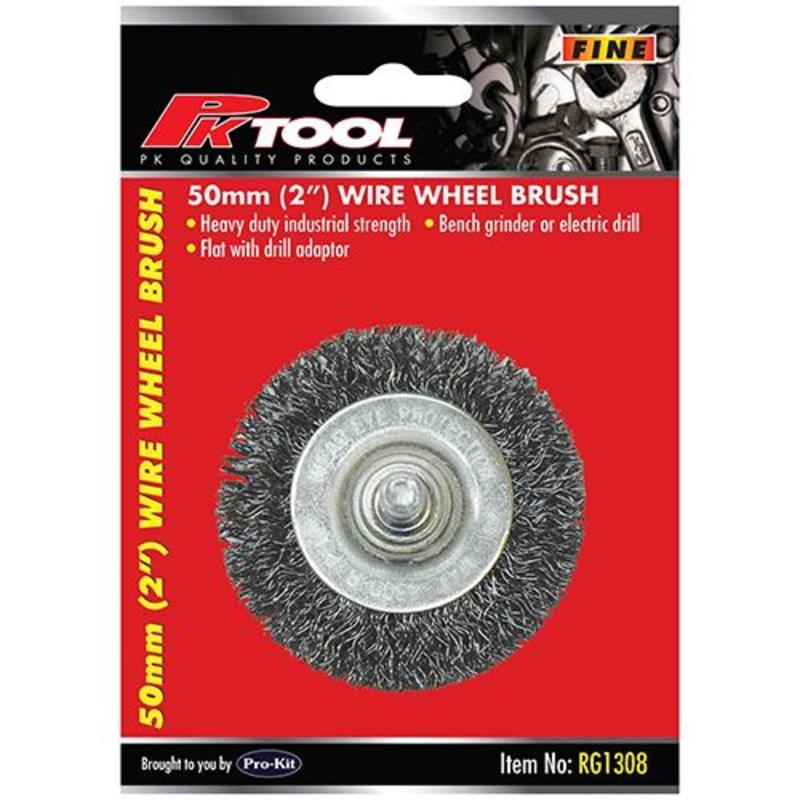 PKTool 50mm Fine Wire Wheel Brush – RG1308 (Pickup Only)