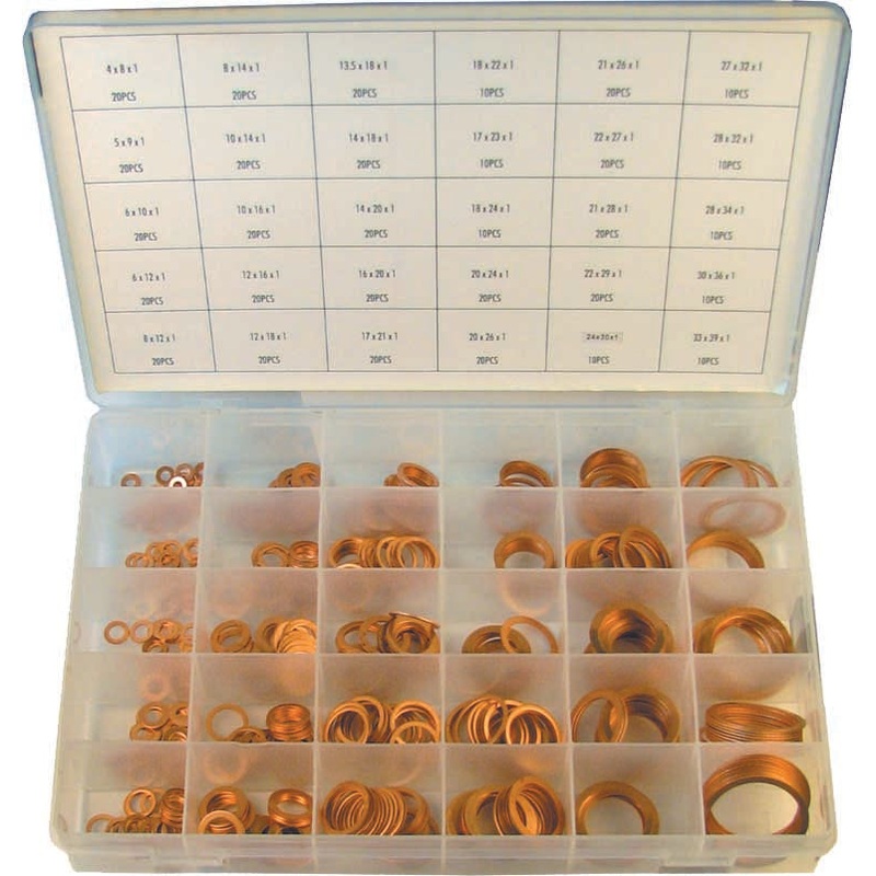 PKTool  540pc Copper Washer Assortment – RG2887 (Pickup Only)
