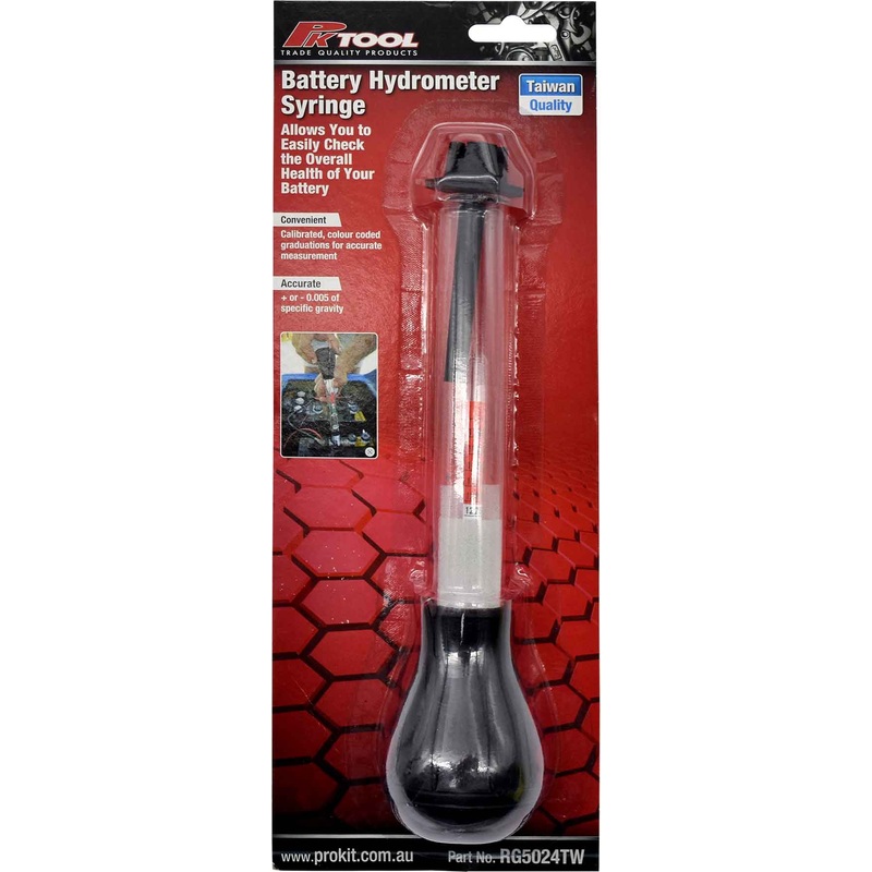 PKTool Syringe Style Battery Hydrometer – RG5024TW (Pickup Only)
