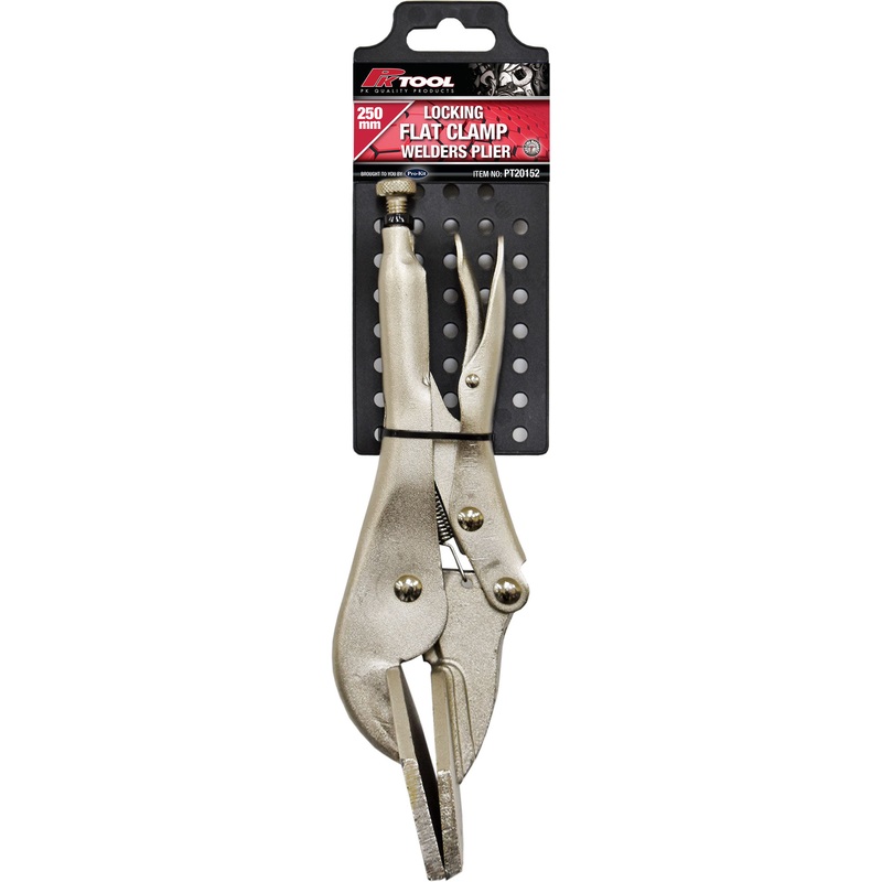 PKTool 250mm Locking Flat Clamp Welders Plier – PT20152 (Pickup Only)