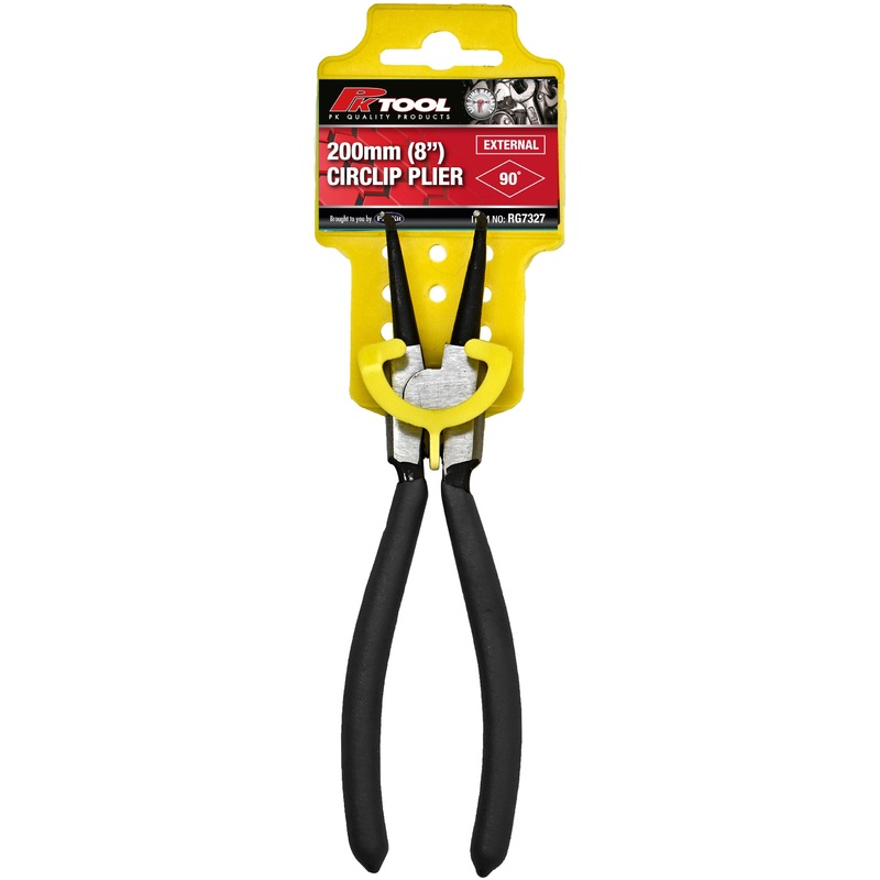 PKTool 8 inch Pliers – External Snap Ring Bent Nose Circlip – RG7327 (Pickup Only)