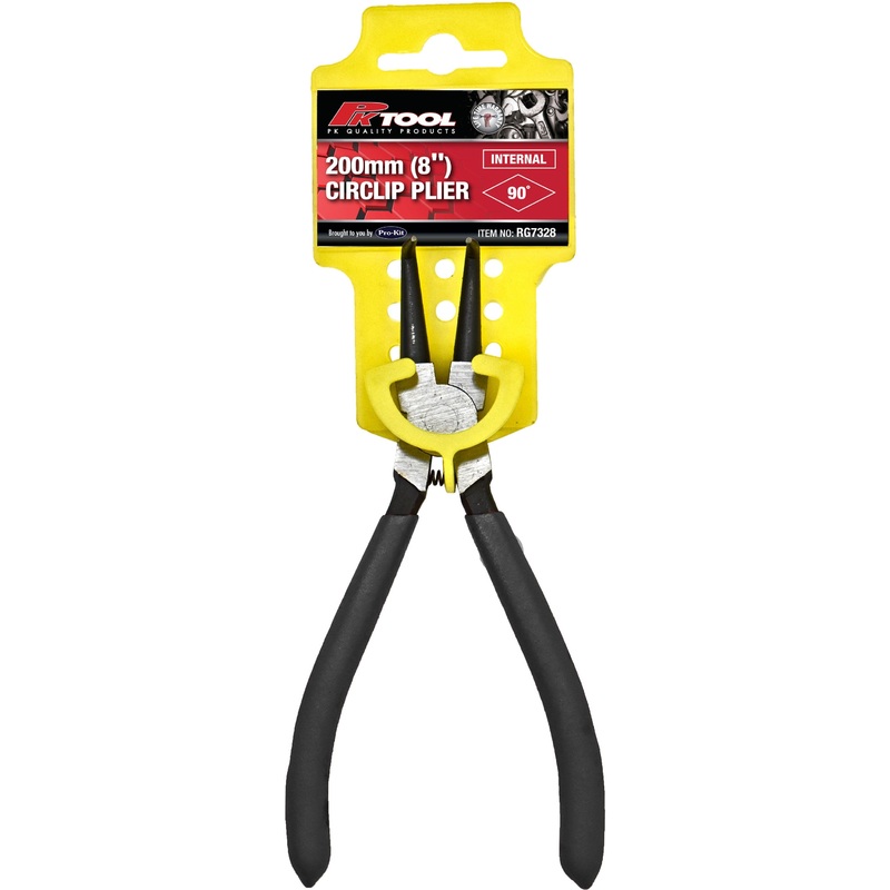 PKTool 8 inch Pliers – Internal Snap Ring Bent Nose Circlip – RG7328 (Pickup Only)
