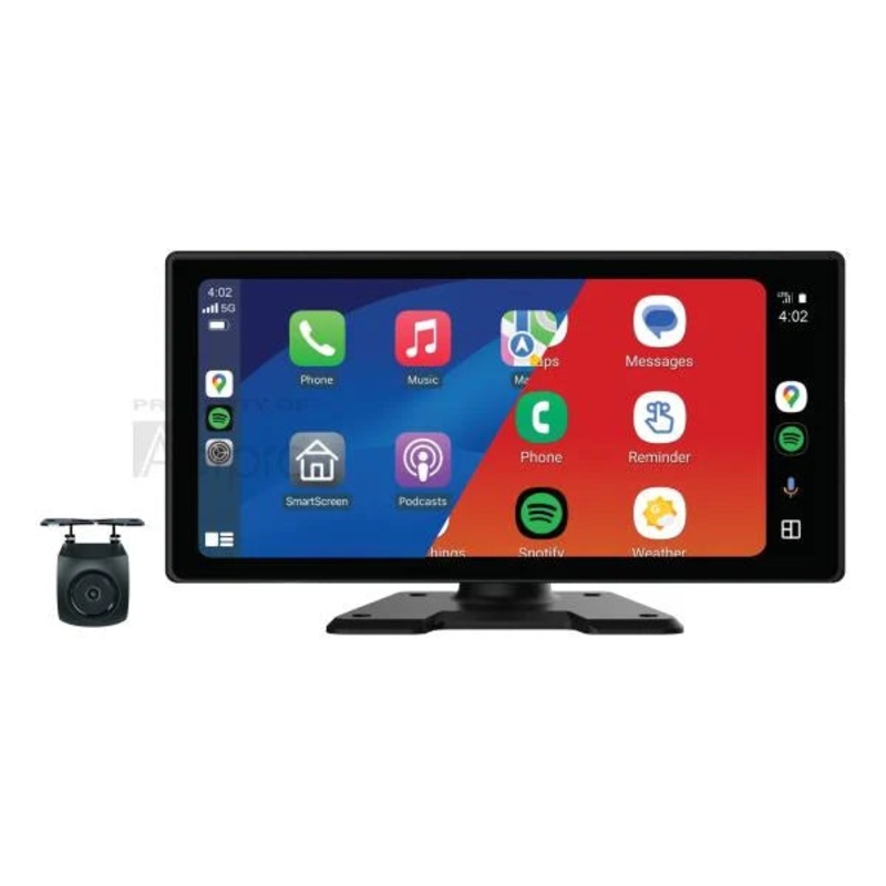 Aerpro 10.36 Wireless Smartphone Quad View Monitor with Reverse Camera (Adhesive Mount) – AM10M04