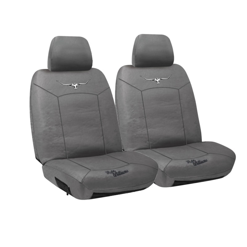RM WiIlliams Canvas Seat Covers Grey Size 30 – CVRMW23BX-GRY30
