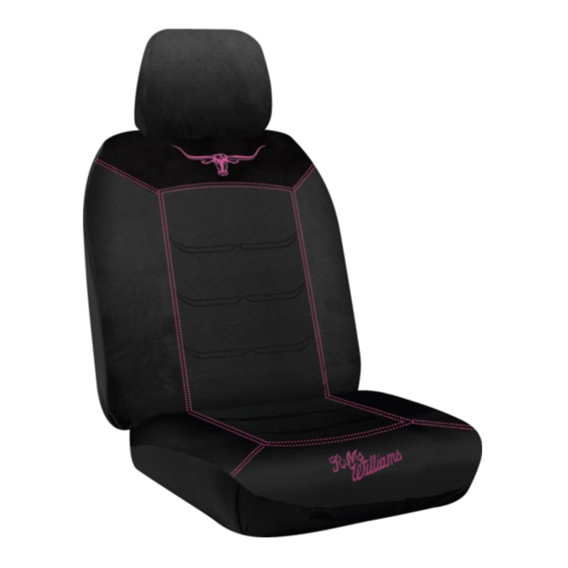 RM Williams Mesh Seat Covers Jillaroo Black / Pink Size 30 – MHRMWBX-BP30