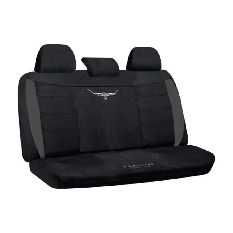 RM Williams Suede Velour Seat Covers Black Size 06 – VLRMW23BX-BLK06