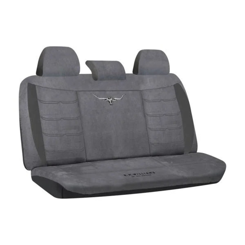 RM Williams Suede Velour Seat Covers Grey Size 06 – VLRMW23BX-GRY06