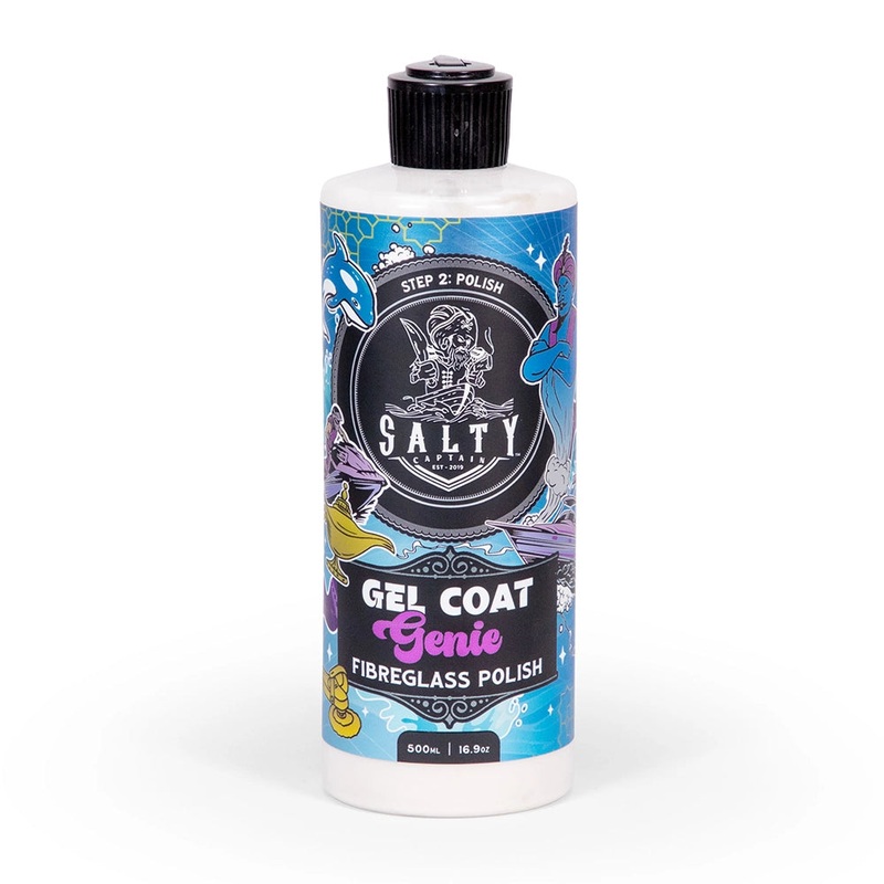 Salty Captain Gel Coat Genie – Fibreglass Polish Compound 500ml – DETGCGE500