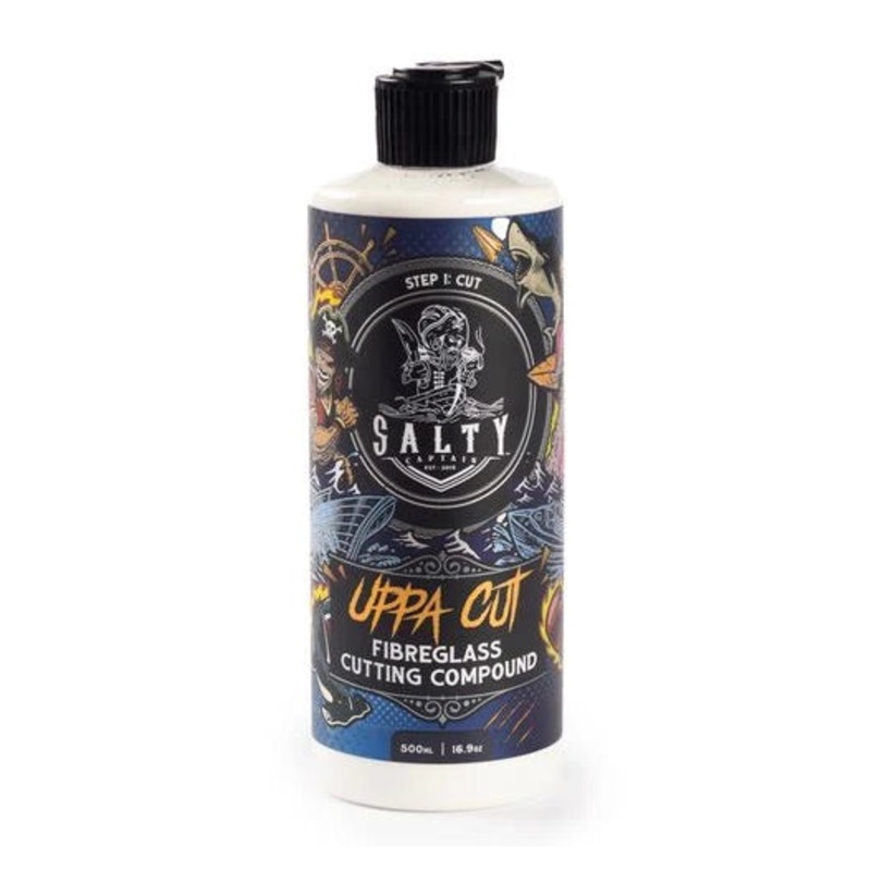 Salty Captain Uppa Cut – Heavy Fibreglass Cutting Compound 500ml – DETCUIOX15