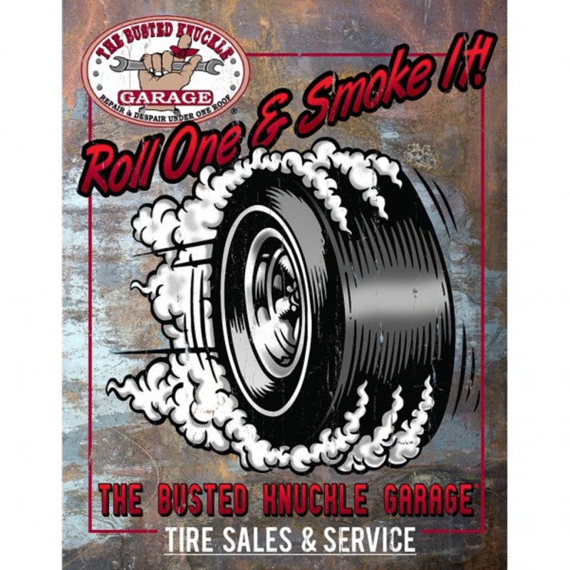 Roll One & Smoke It Metal Sign Reproduction 32cm x 41cm – MSI2557