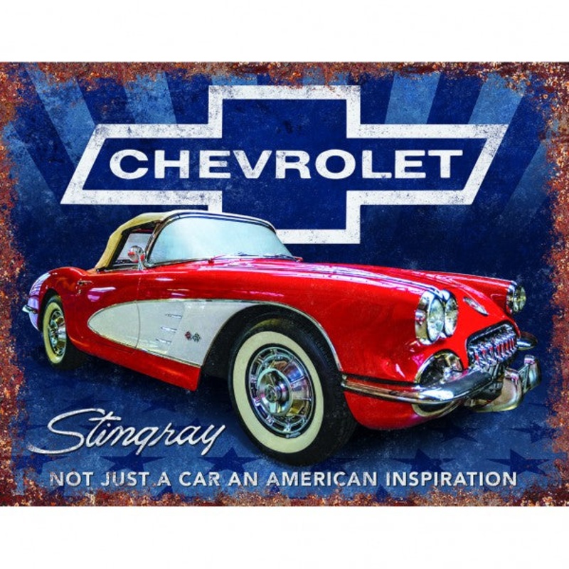 Stingray Inspiration Metal Sign Reproduction 41cm x 32cm – MSI2471