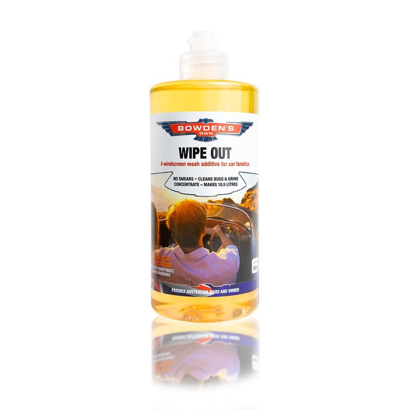 Bowden’s Own Wipeout Windscreen Additive 500ml – BOWOUT500
