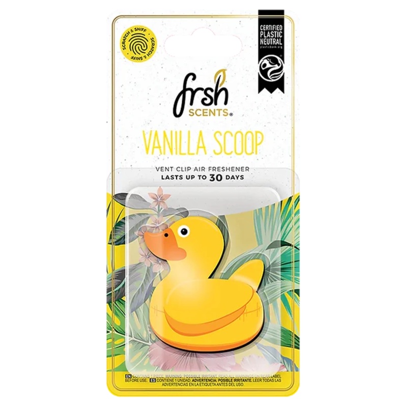Frsh Scents Vanilla Scoop 3D Duck Vent Clip – VO018