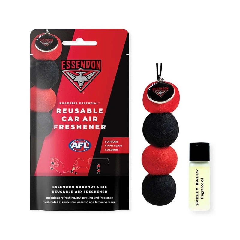 Smelly Balls Essendon Bombers Reusable Car Air Freshener Set – AFL445AE