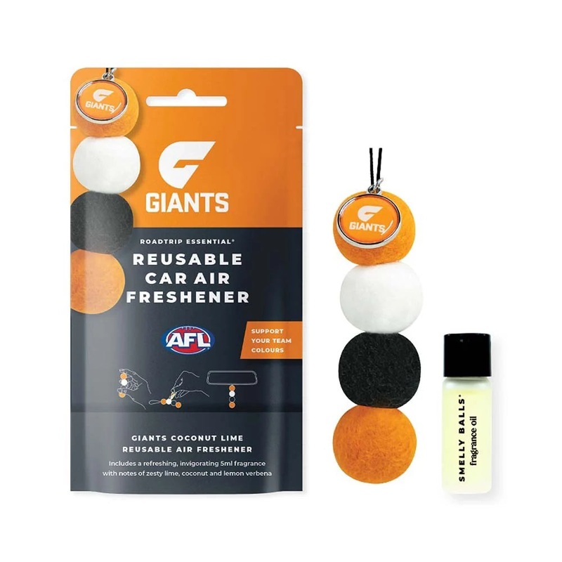 Smelly Balls GWS Giants Reusable Car Air Freshener Set – AFL445AR