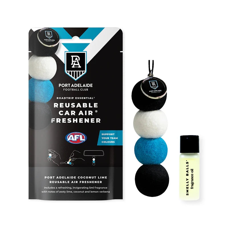 Smelly Balls Port Adelaide Power Reusable Car Air Freshener Set – AFL445AK