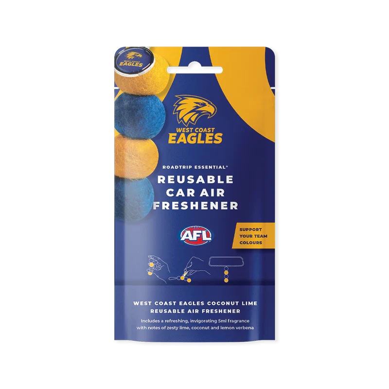 Smelly Balls West Coast Eagles Reusable Car Air Freshener Set – AFL445AO