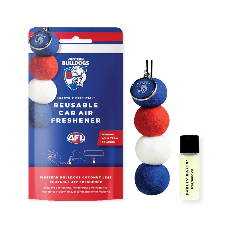 Smelly Balls Western Bulldogs Reusable Car Air Freshener Set – AFL445AP