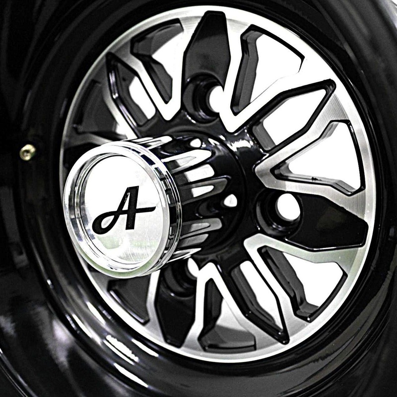 10×7 with Aluminum Center – Glossy Black (Set of 2)