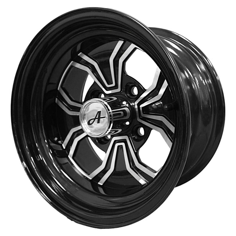 12×7 4@4-2.83-2.76BS Fusion Glossy Black (Set of 4)