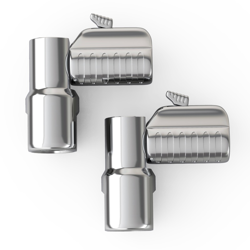 Lightning L2-Series Tire Air Chuck | Open Flow, 1/4 F-NPT (2 Pack)