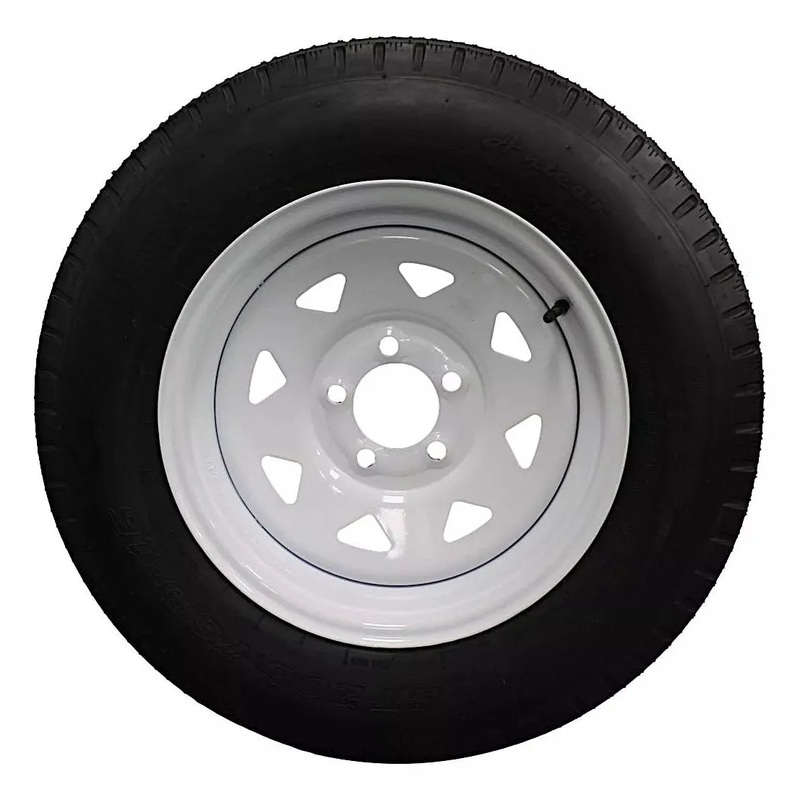 (Set of 2) Antego Tire and Wheel  205/75D15 Highway Terrain Assembly  Optimized for High Load Performance, 15.0-Inch Rim, Load 101.0, Speed M | A15604500116206ST20575D15-B2