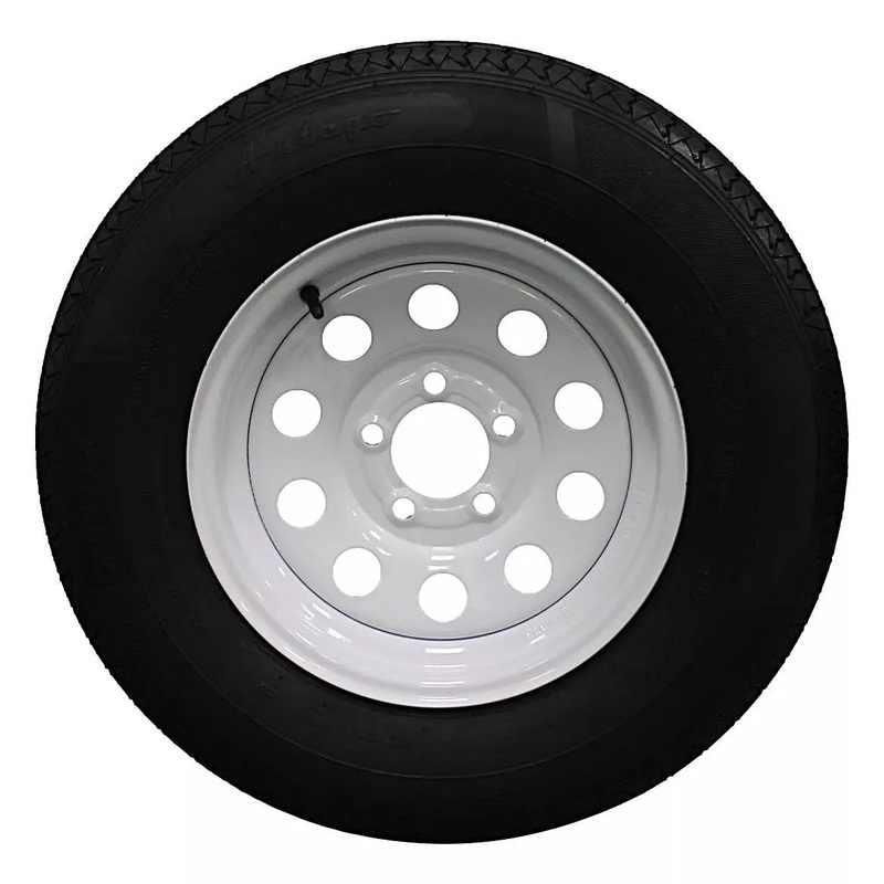 (Set of 2) Antego Tire and Wheel  205/75R14 Highway Terrain Assembly  Optimized for High Load Performance, 14.0-Inch Rim, Load 105.0, Speed M | A140554010096108ST20575R14-B2