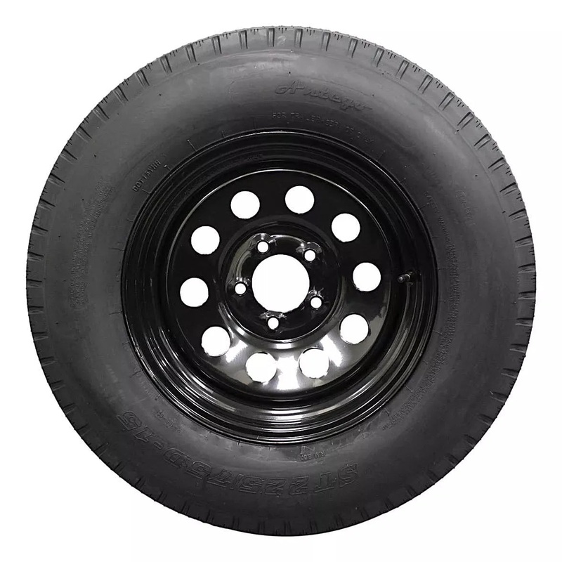 (Set of 2) Antego Tire and Wheel 225/75D15 Trailer Tire  Reinforced 8-Ply-Ply Design, 15.0-Inch Rim  Built for Long-Distance Hauling & Stability | A15604500096208ST22575D15-B2
