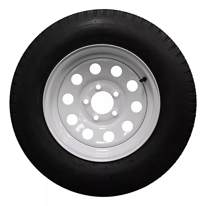 (Set of 2) Antego Tire and Wheel Heavy-Duty 205/75D14 Highway Terrain  6-Ply-Ply, 14.0-Inch Wheel, Designed for Secure & Stable Towing | A140554010096206ST20575D14-B2