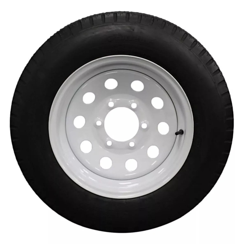 (Set of 2) Antego Tire and Wheel Heavy-Duty 205/75D15 Highway Terrain  6-Ply-Ply, 15.0-Inch Wheel, Designed for Secure & Stable Towing | A15604500096206ST20575D15-B2