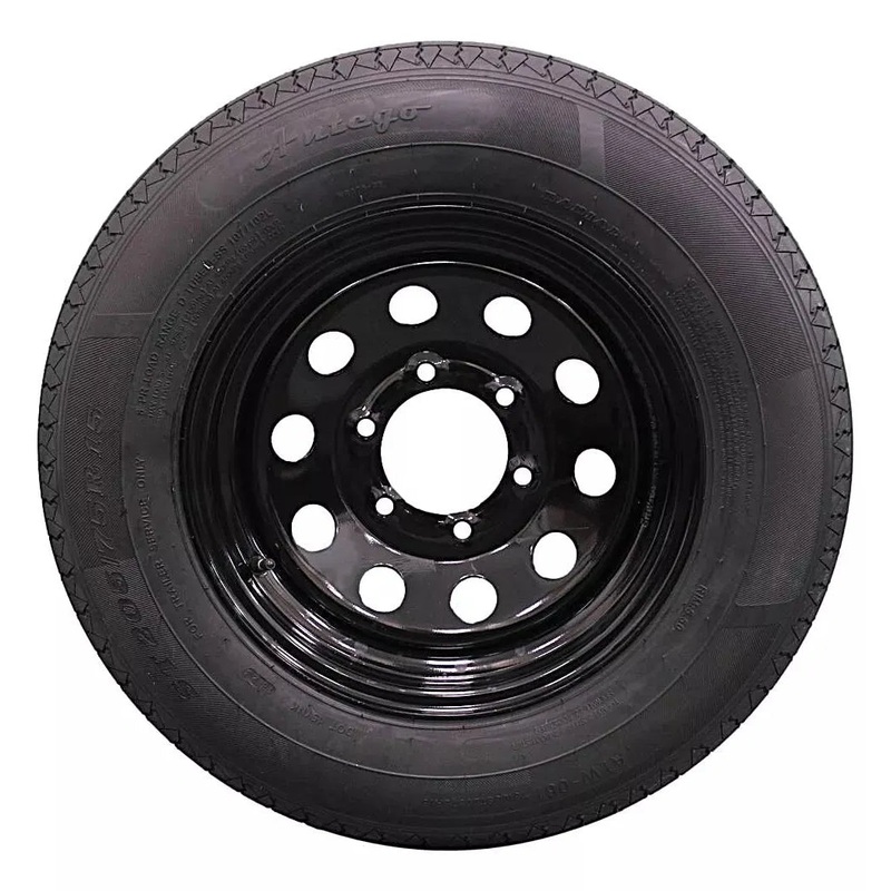 (Set of 2) Antego Tire and Wheel Heavy-Duty 205/75R15 Highway Terrain  8-Ply-Ply, 15.0-Inch Wheel, Designed for Secure & Stable Towing | A15604520096108ST20575R15-B2