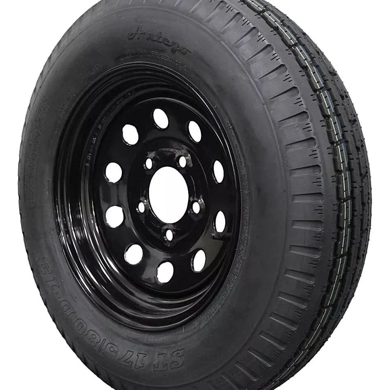 (Set of 2) Antego Tire & Wheel ST175/80D13 Trailer Tires and Rims  Boat, Utility, Cargo, Trailer Tire and Wheel Assemblies | A130454500096206ST17580D13-B2